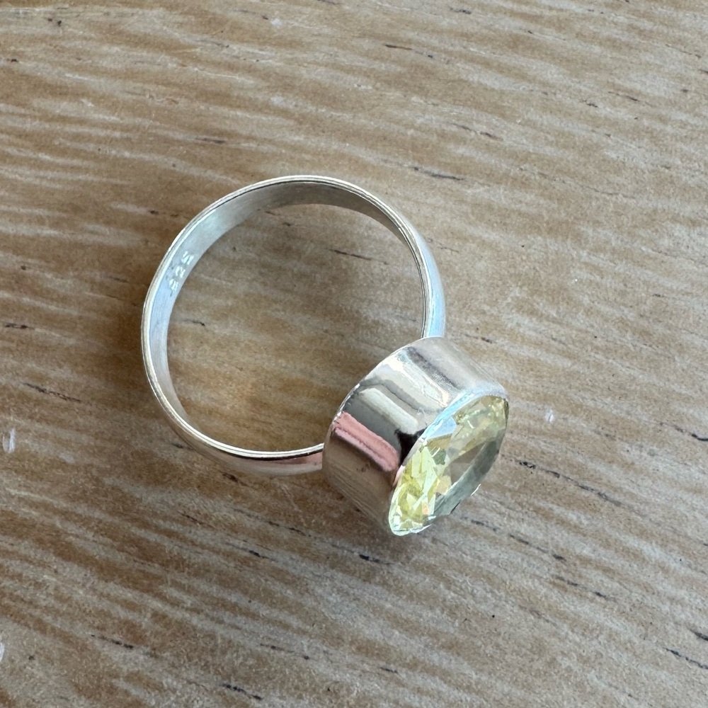 NWOT Sundance Texan Sun Ring, Citrine, Sterling Silver - Picture 4 of 7